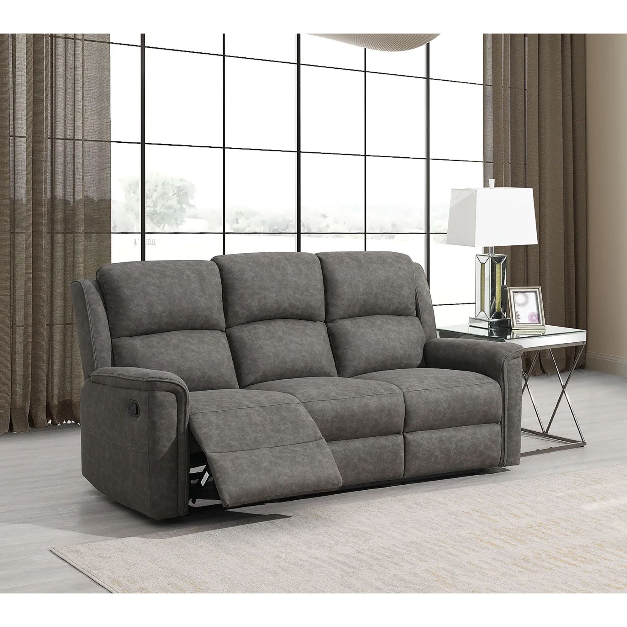 Luna 3 Seater Manual Recliner