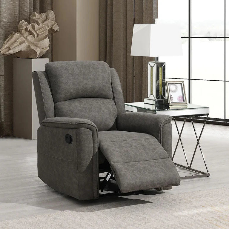 Luna Manual Reclining 3 + 1 + 1 Seater Sofa & Armchair Bundle