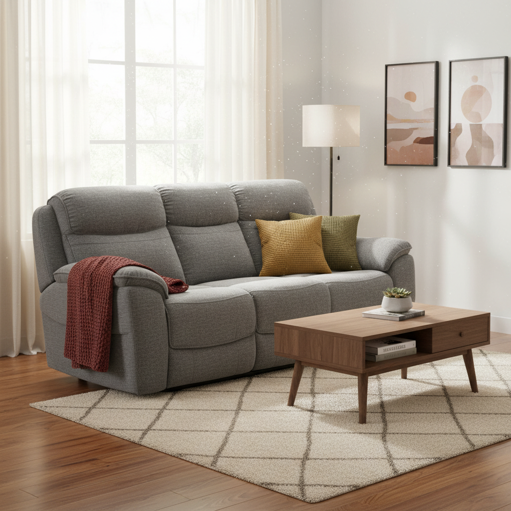 Asher 3 Seater Electric Reclining Sofa