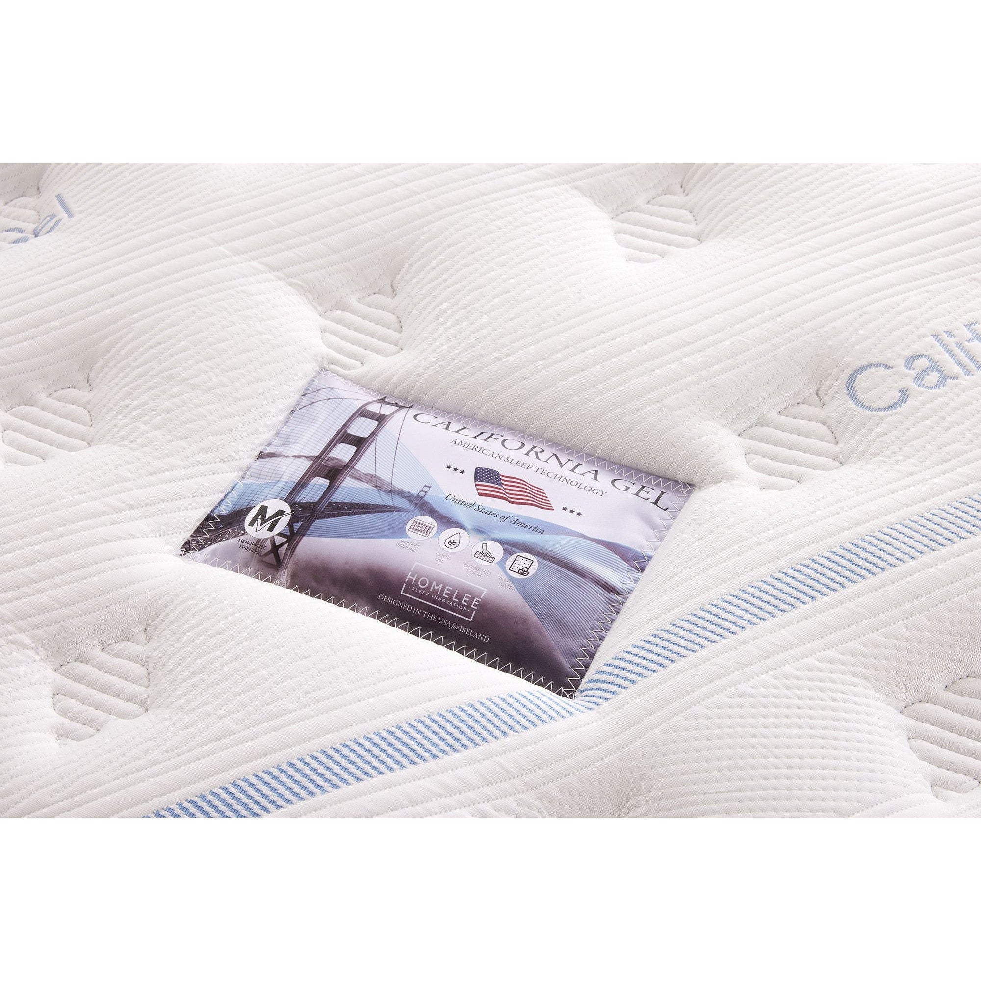 California Gel Divan Bed | Medium Mattress | USA Sleep Collection