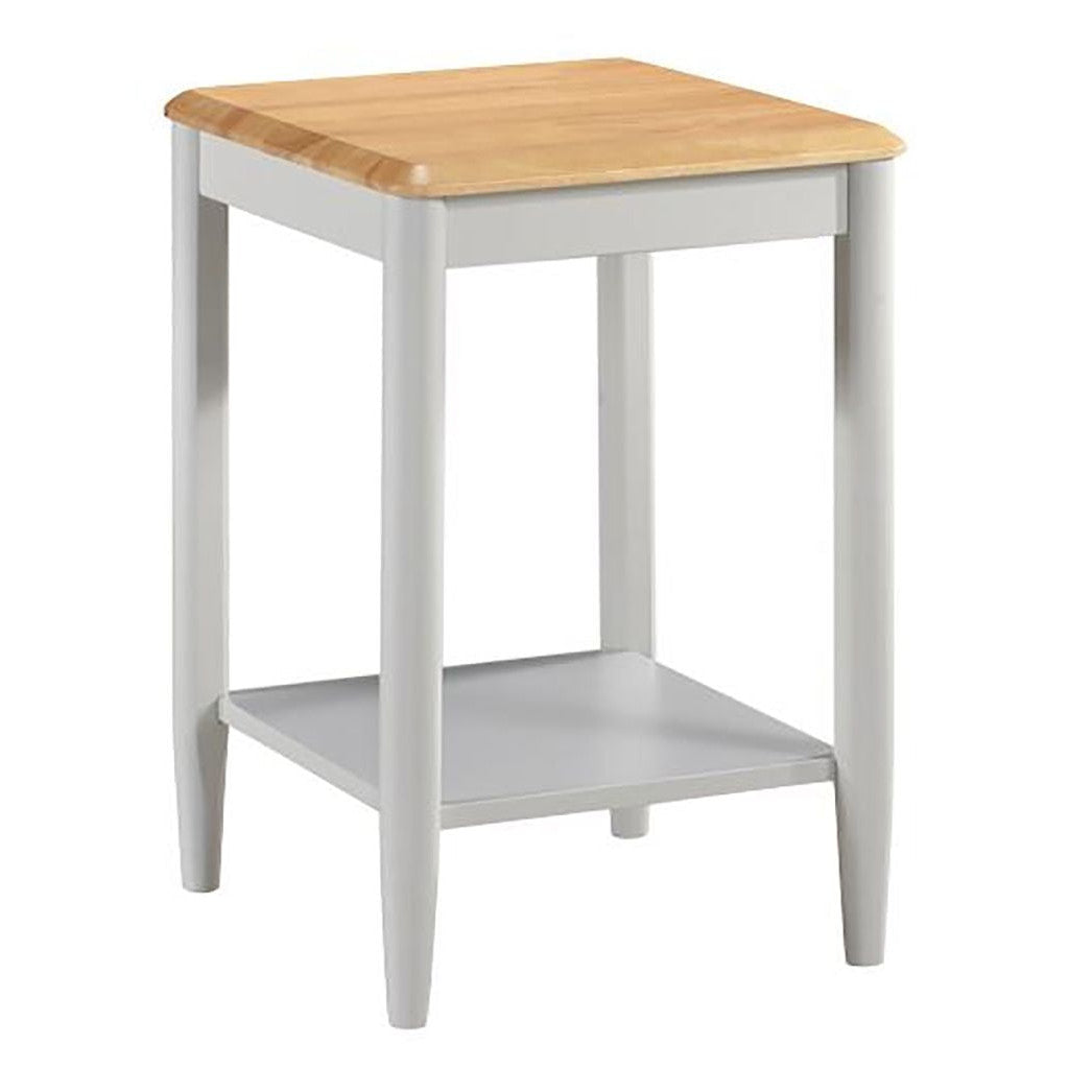 Altona Stone Grey Painted End Table