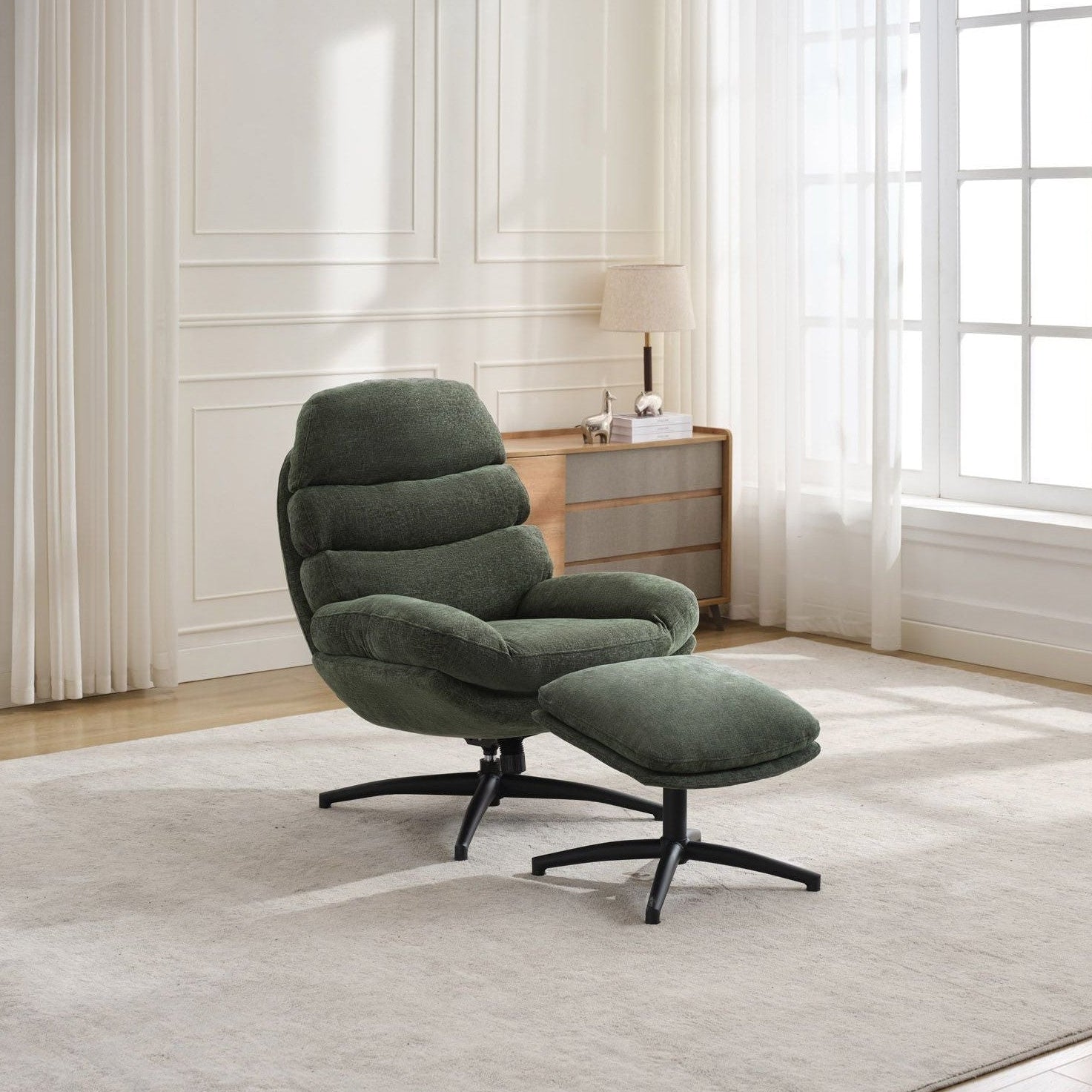 Clarke Leisure Chair with Footstool