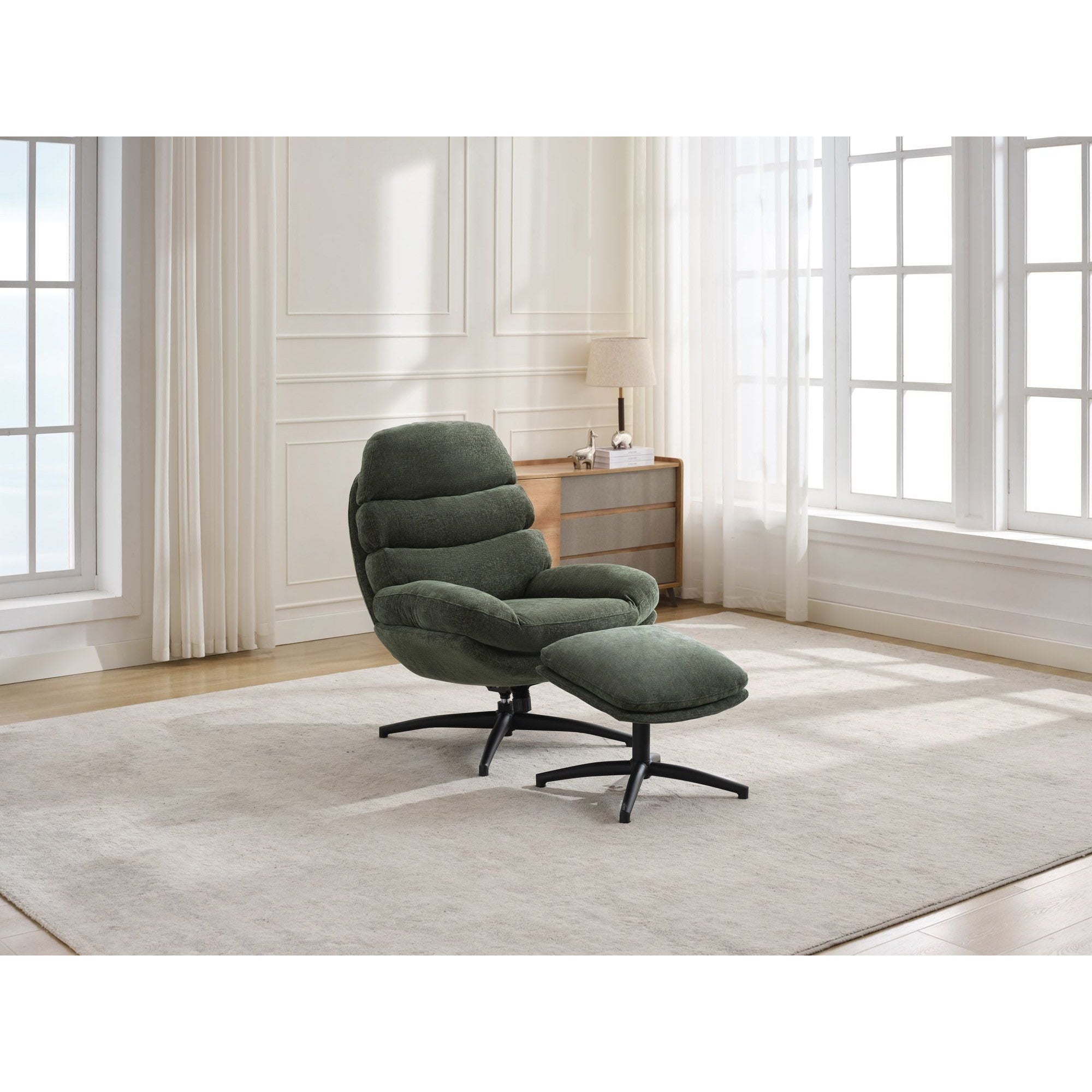 Clark Leisure Chair with Footstool