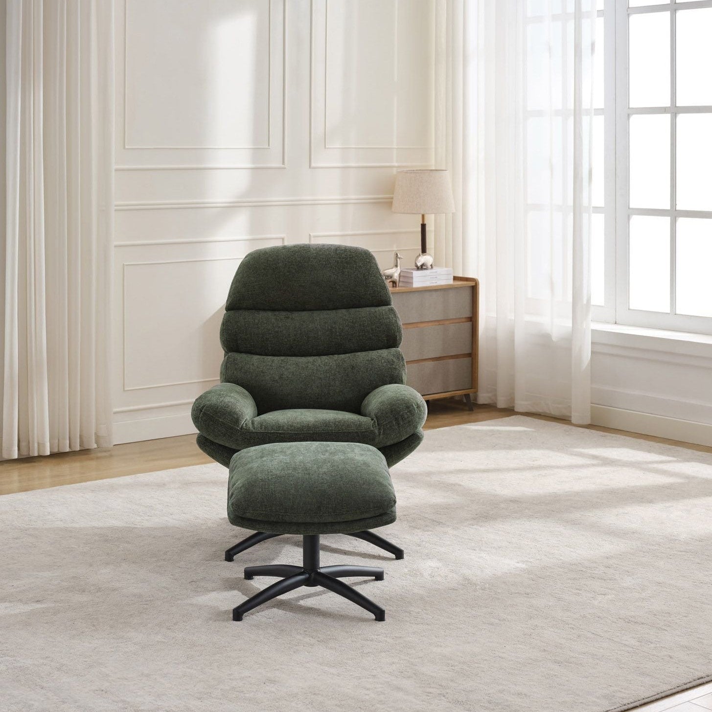 Clarke Leisure Chair with Footstool