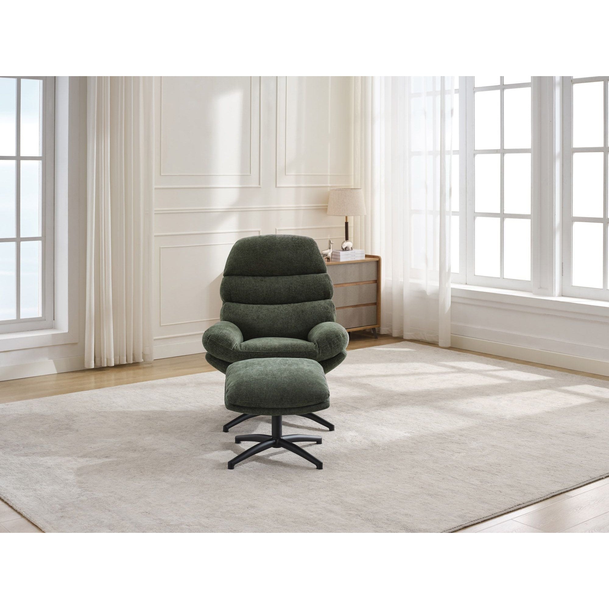 Clark Leisure Chair with Footstool