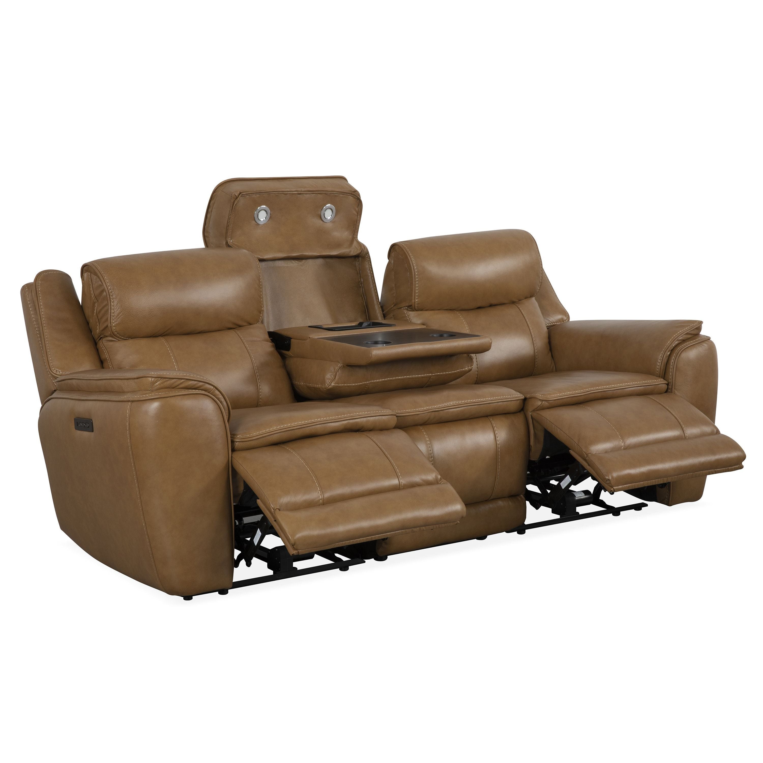 Brabus Full Italian Leather Electric 3 Seater Sofa