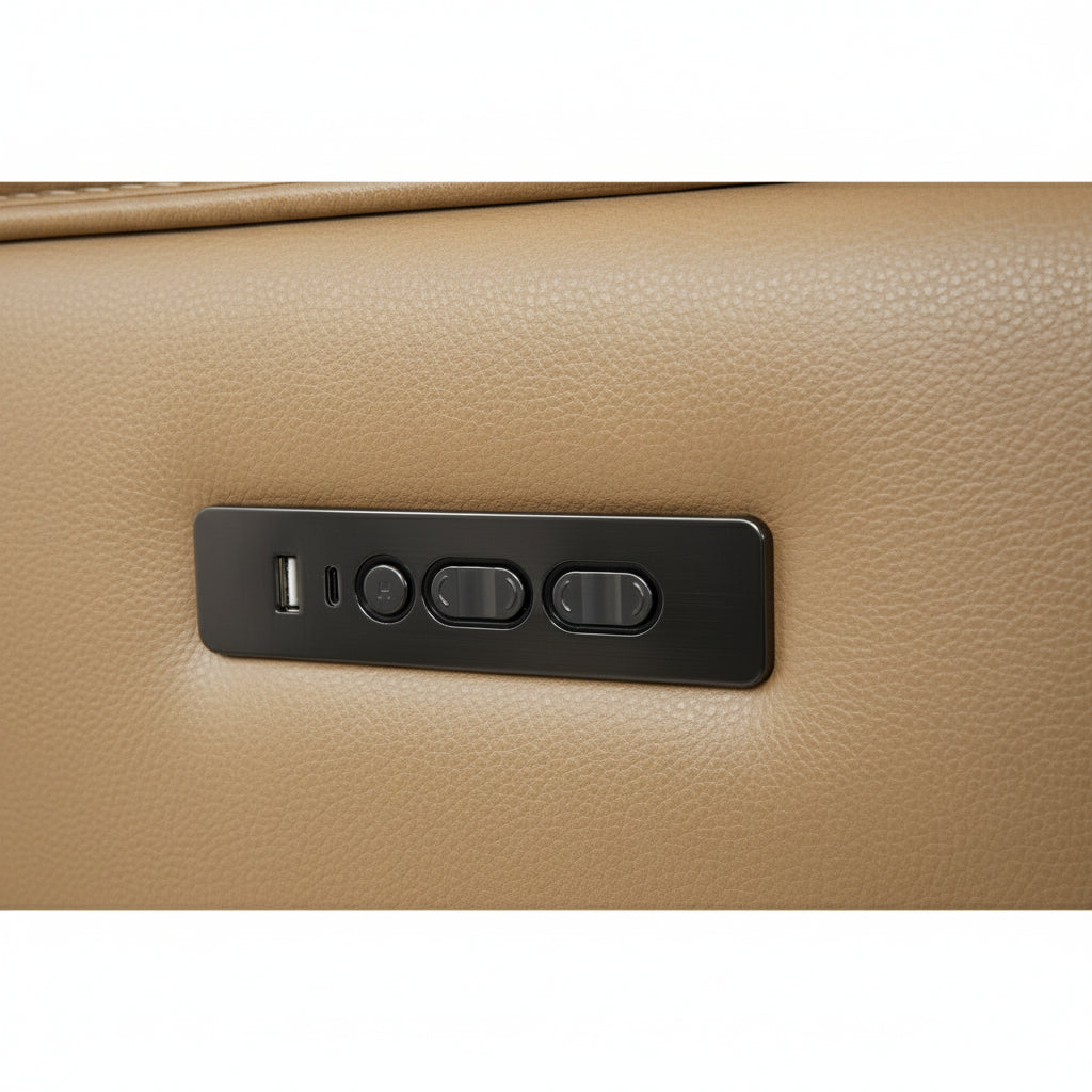 Brabus Full Italian Leather Electric 2 Seater Sofa