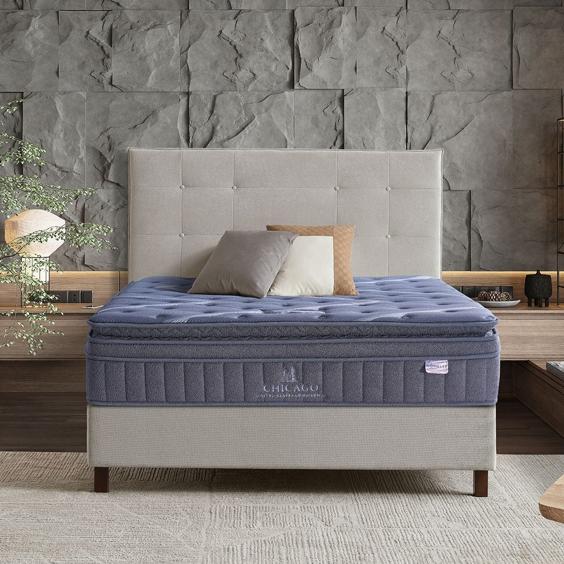 Chicago Deluxe Firm Mattress - 4ft6 Double