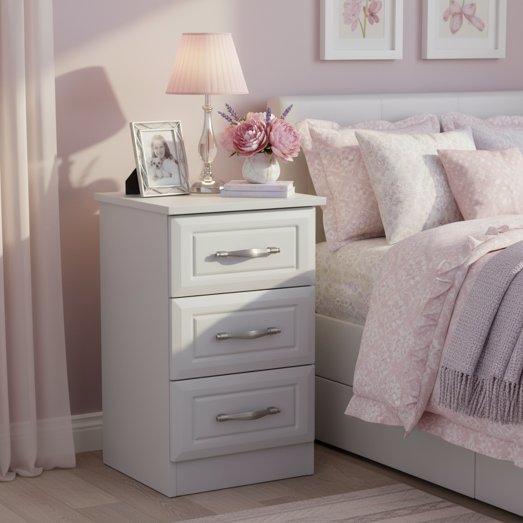 Metro 3 Drawer Bedside Locker