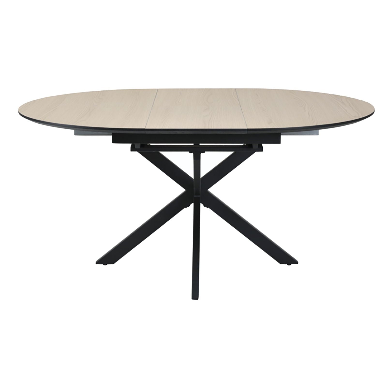 Infiniti Oak Extending Round Dining Table 1.2 to 1.6m