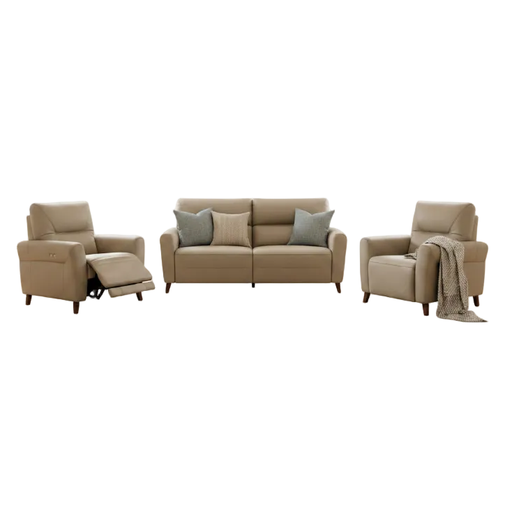 Florence Leather Electric 3+1+1 Seater Bundle