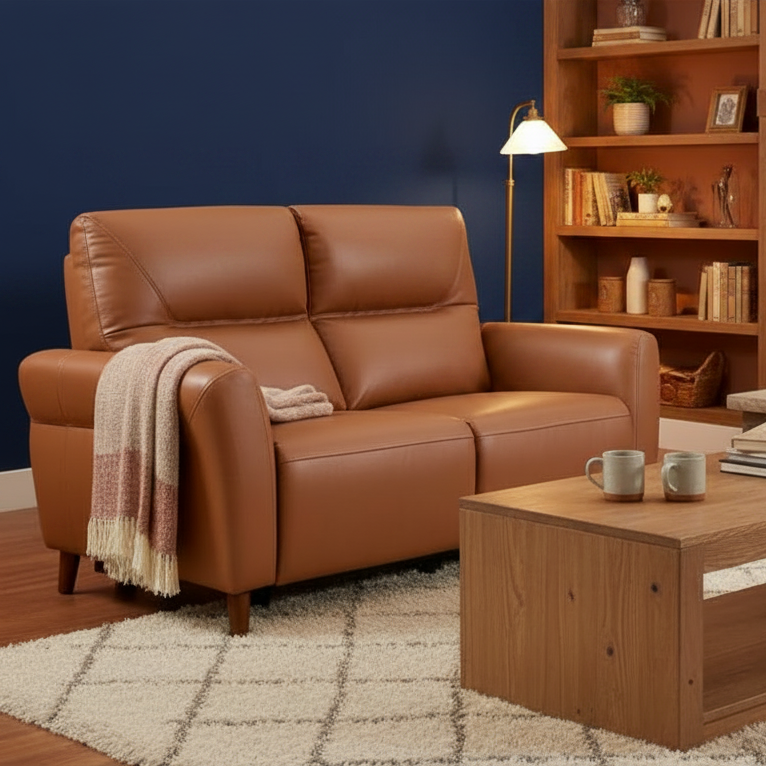 Florence Leather Electric 2 Seater