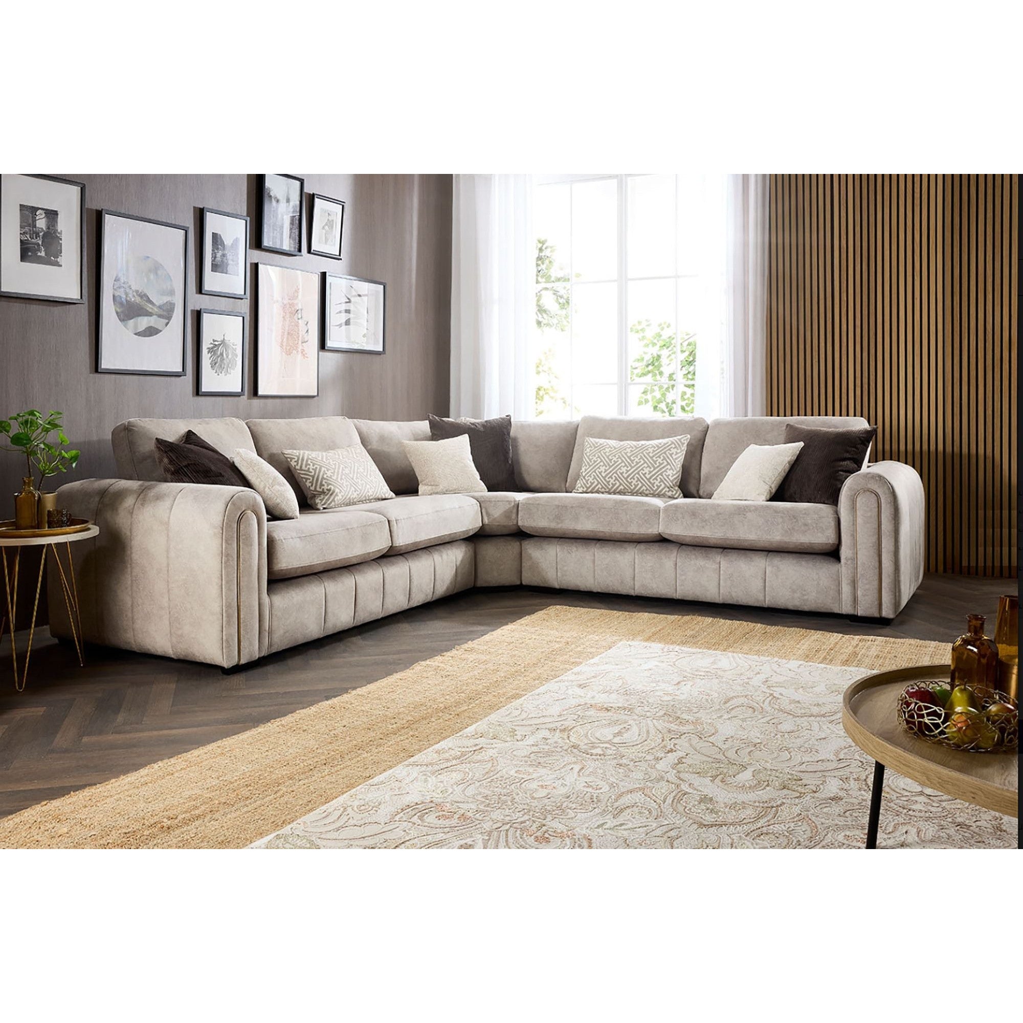 Glamour 2 Corner 1 Sofa