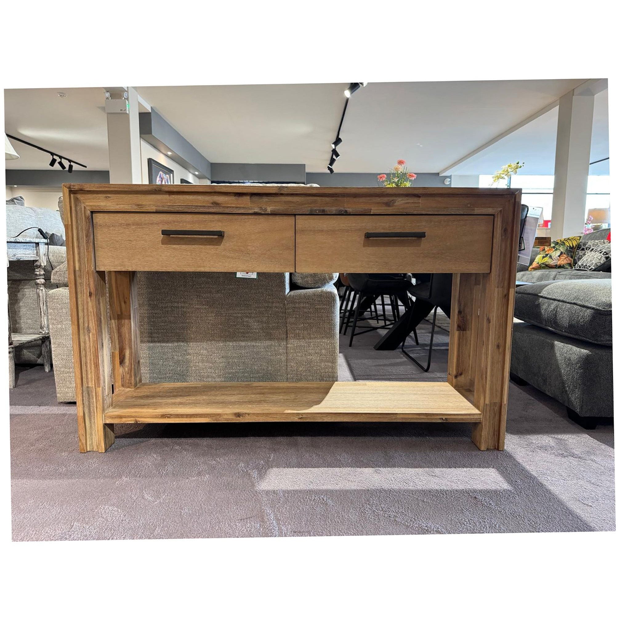Lexington Washed Oak Console Table