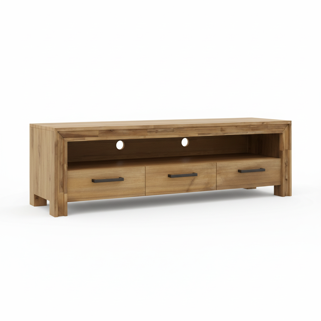 Lexington Washed Oak TV Stand