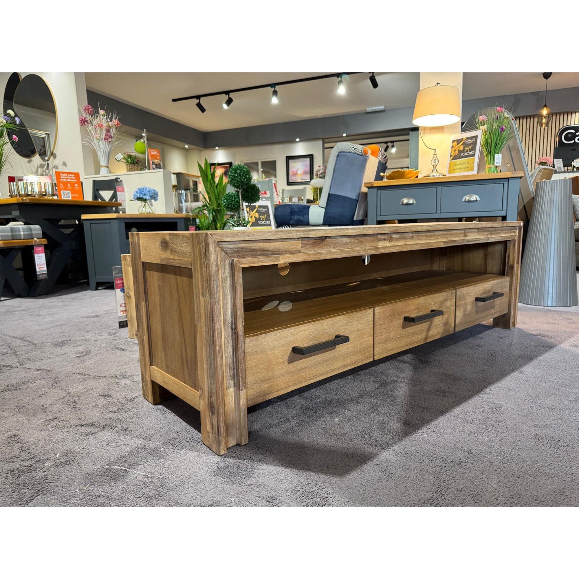 Lexington Washed Oak TV Stand