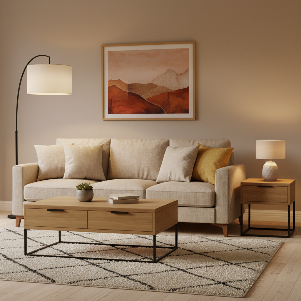 Adelaide Coffee + Lamp Table Bundle