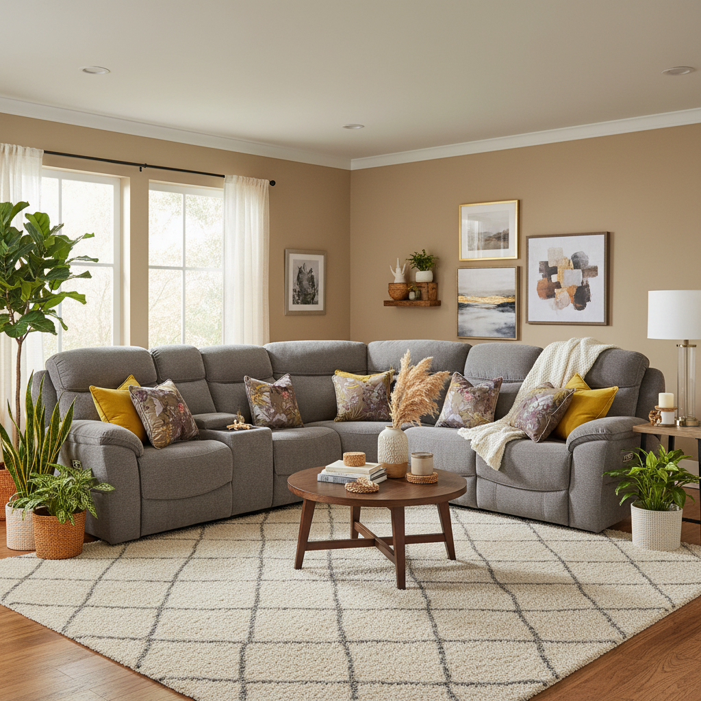 Asher Corner Electric Reclining Sofa