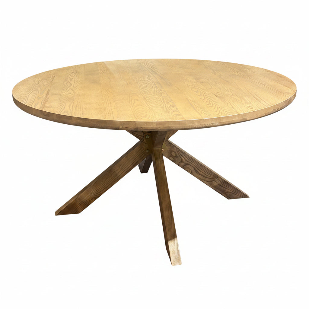 Ashton Ash Round Dining Table - 150cm