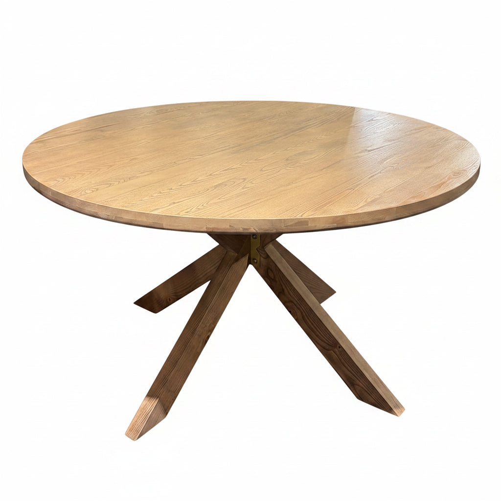 Ashton Ash Round Dining Table - 150cm