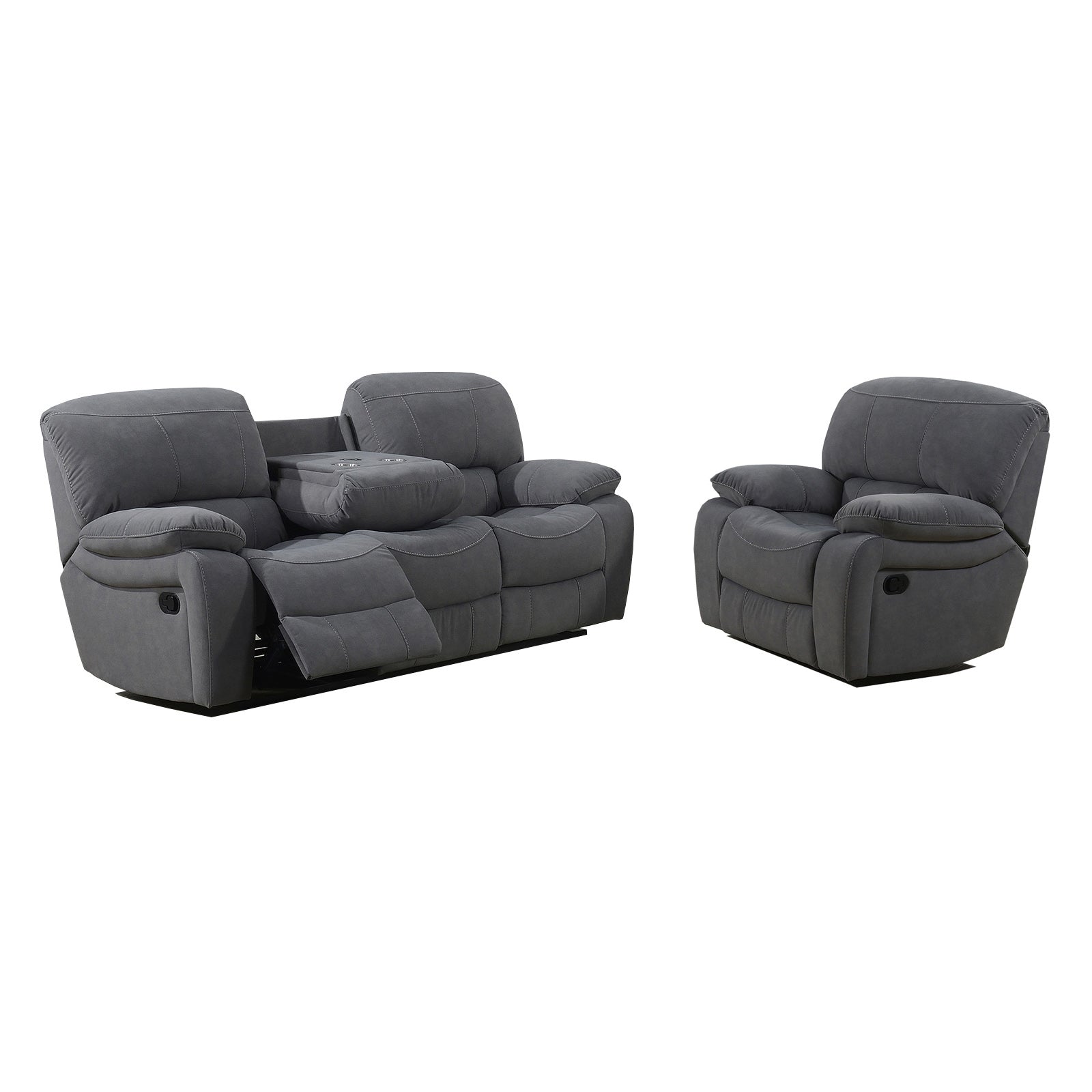Baxter 3 Seater Manual Reclining Sofa