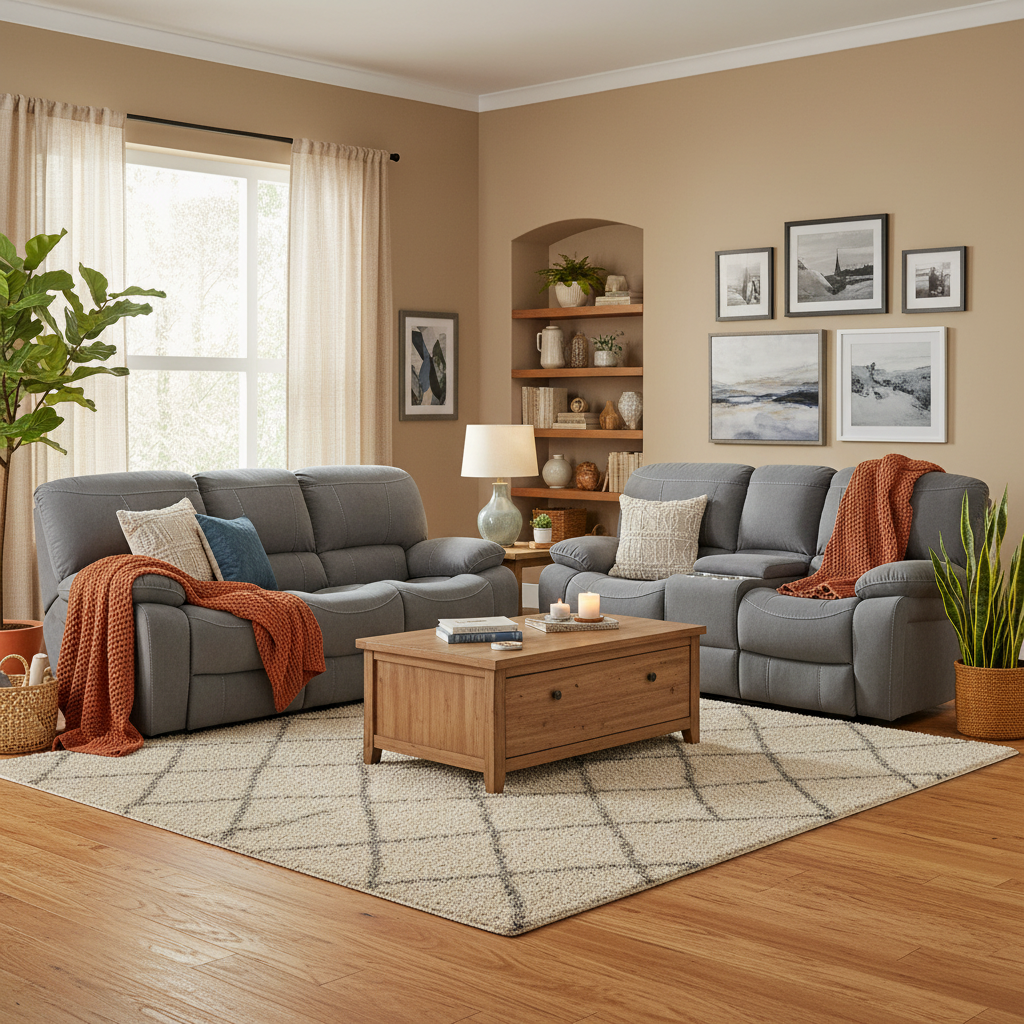 Baxter 2 Seater Manual Reclining Sofa