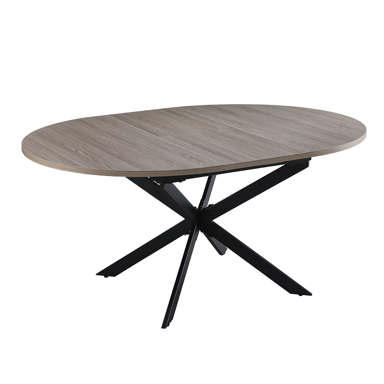 Berlin Oak Extending Round Dining Table 1.2 to 1.6m