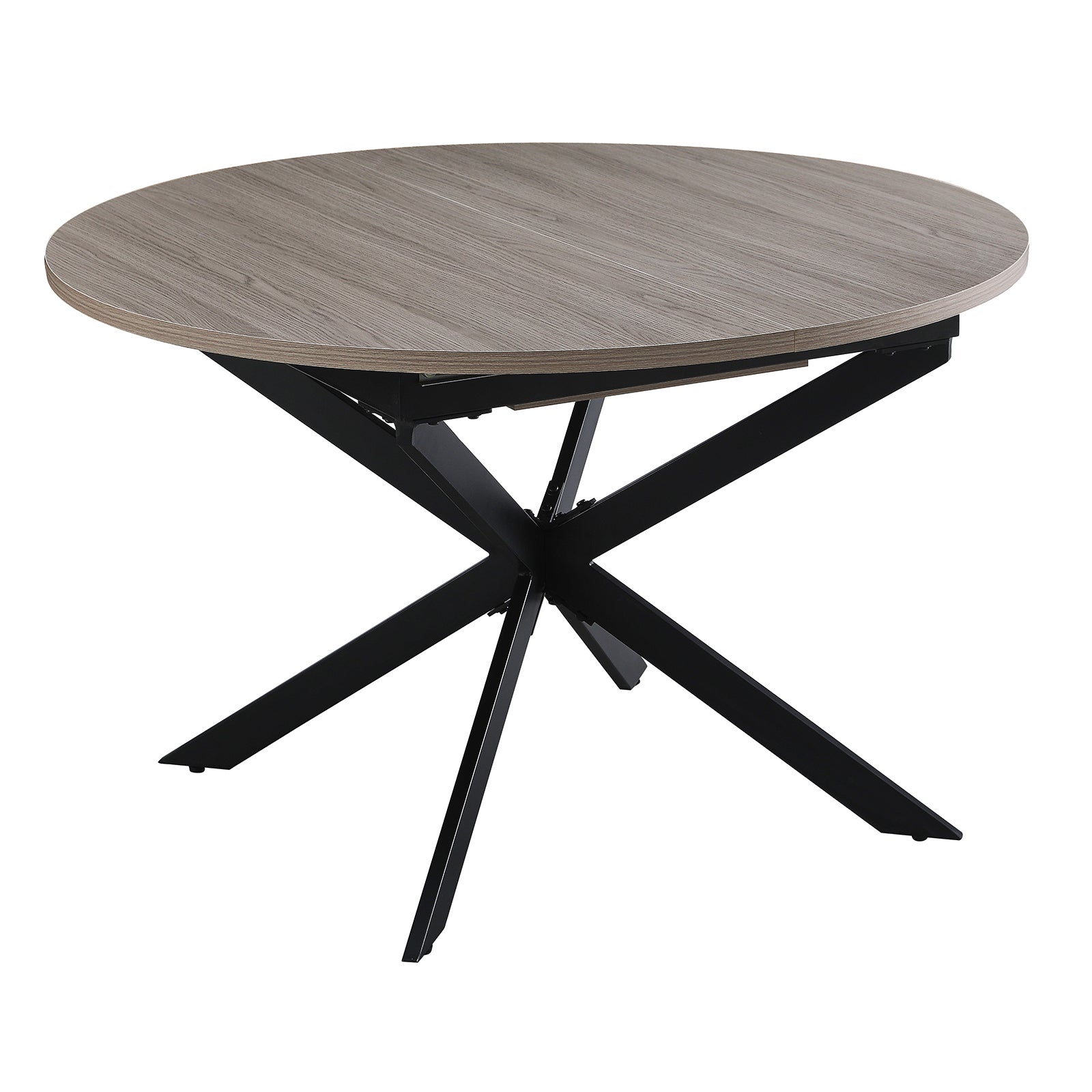 Berlin Oak Extending Round Dining Table 1.2 to 1.6m