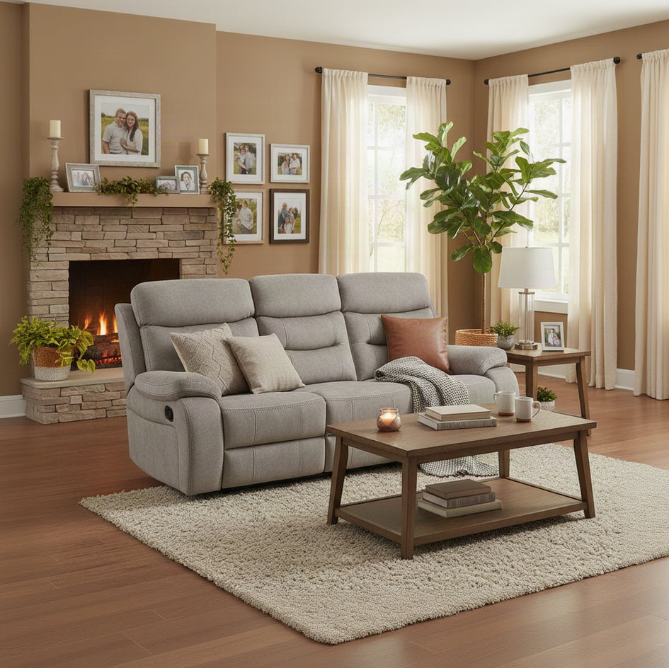 Blake 3 Seater Manual Reclining Sofa
