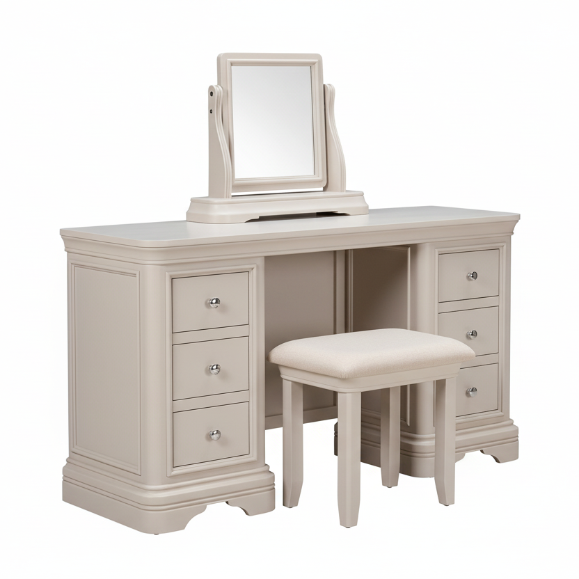 Cambridge Dressing Table | Mirror | Stool