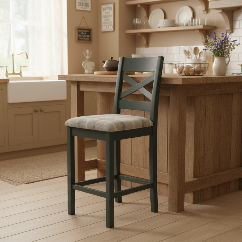 Capri X Back Counter Stool