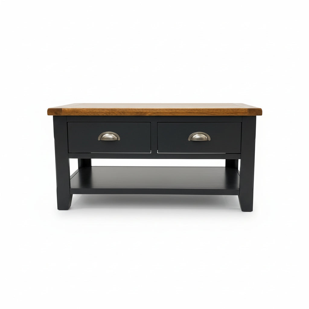 Capri Oak 2 Drawer Coffee Table