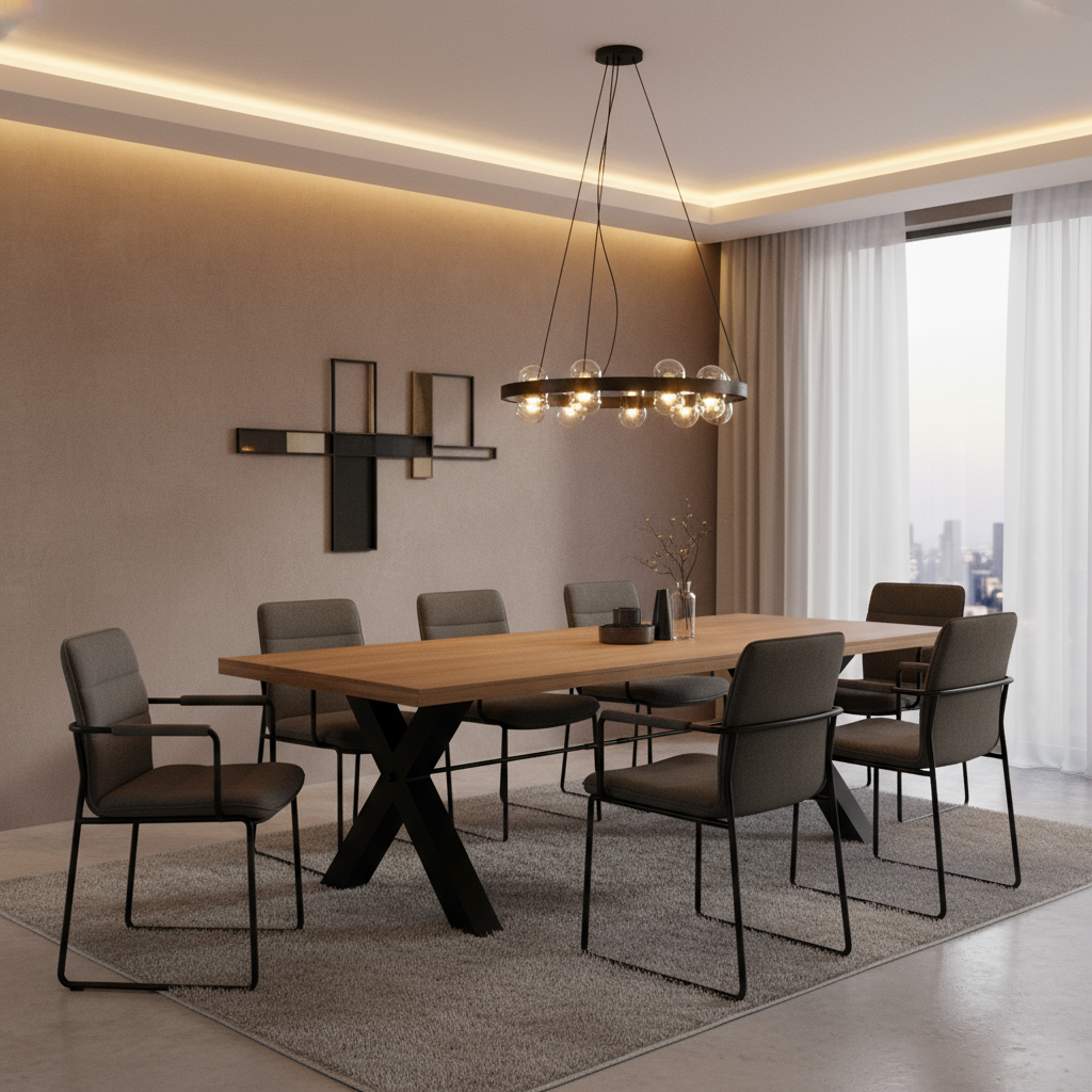 Charlotte Oak Table  1.8 | 2.0 | 2.4 Metre