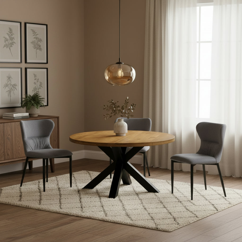 Charlotte Round Oak Table - 150cm