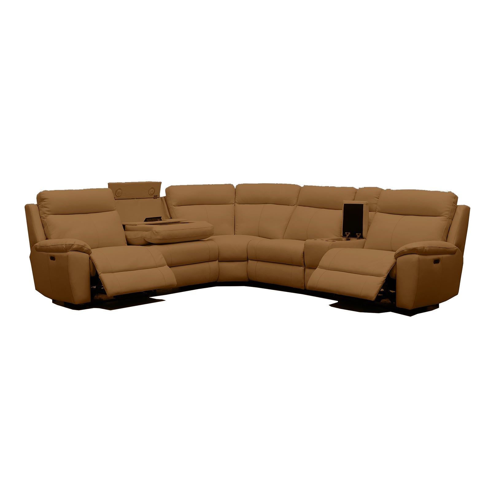 Continental Leather Electric Corner Sofa