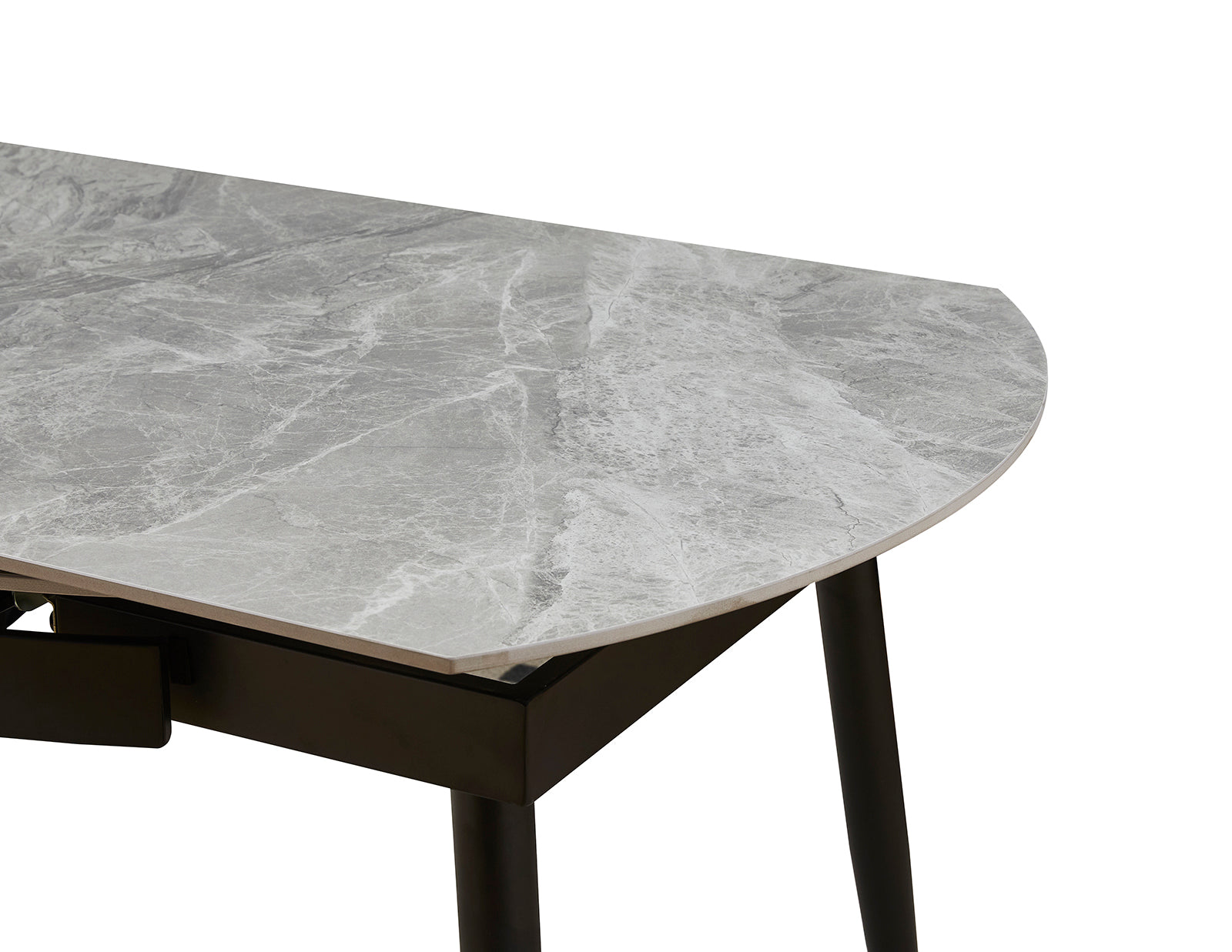 Cruise Grey Gloss Dining Table - 135cm