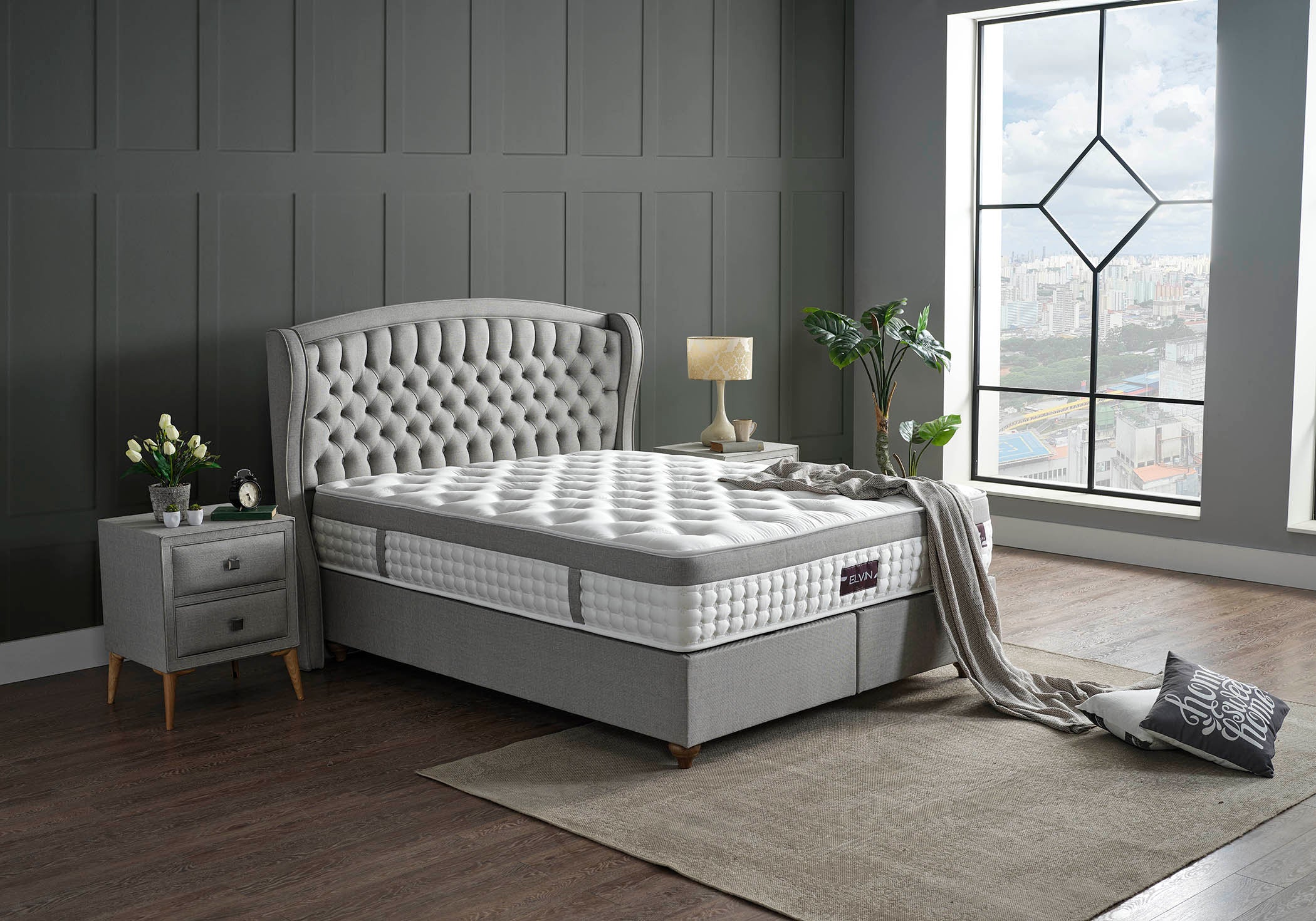 Elvin Ottoman by Homelee