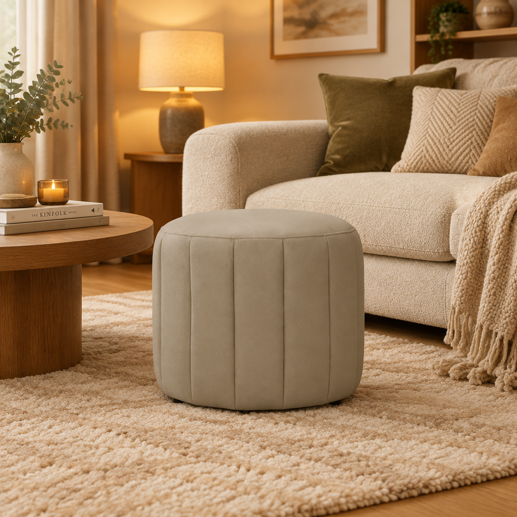 Felix Round Footstool