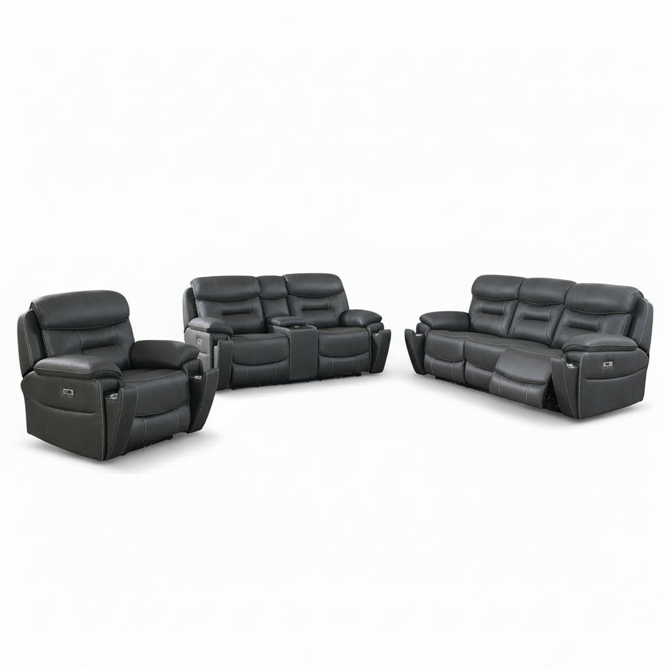 Frankie 3 Seater Electric Reclining Sofa