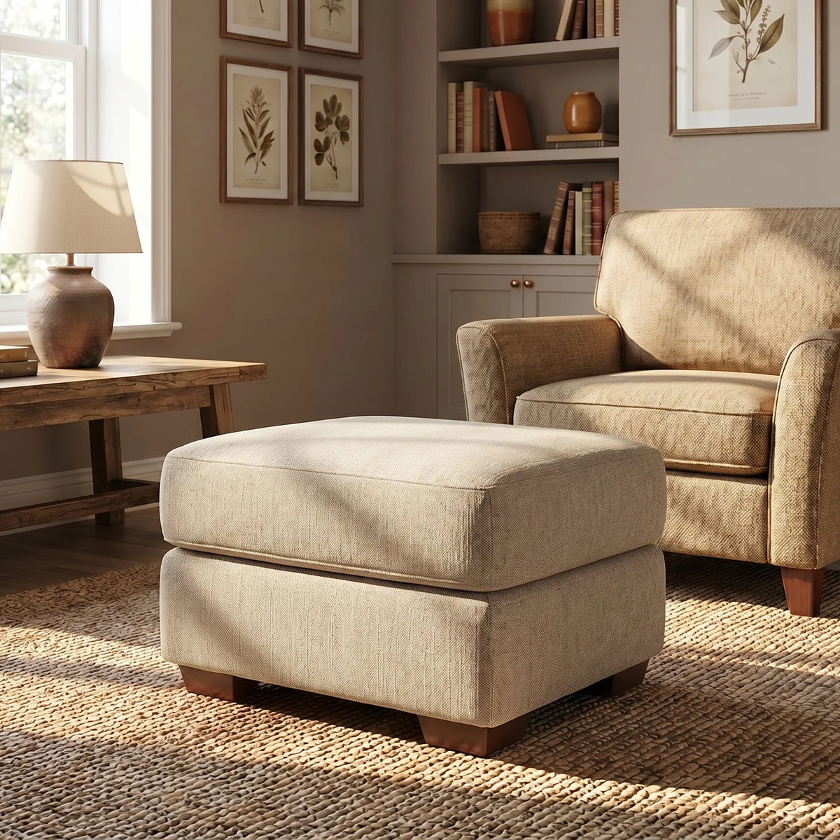 Galloway Small Footstool