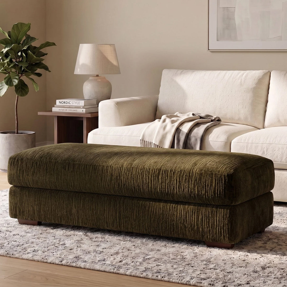 Galloway Large Footstool