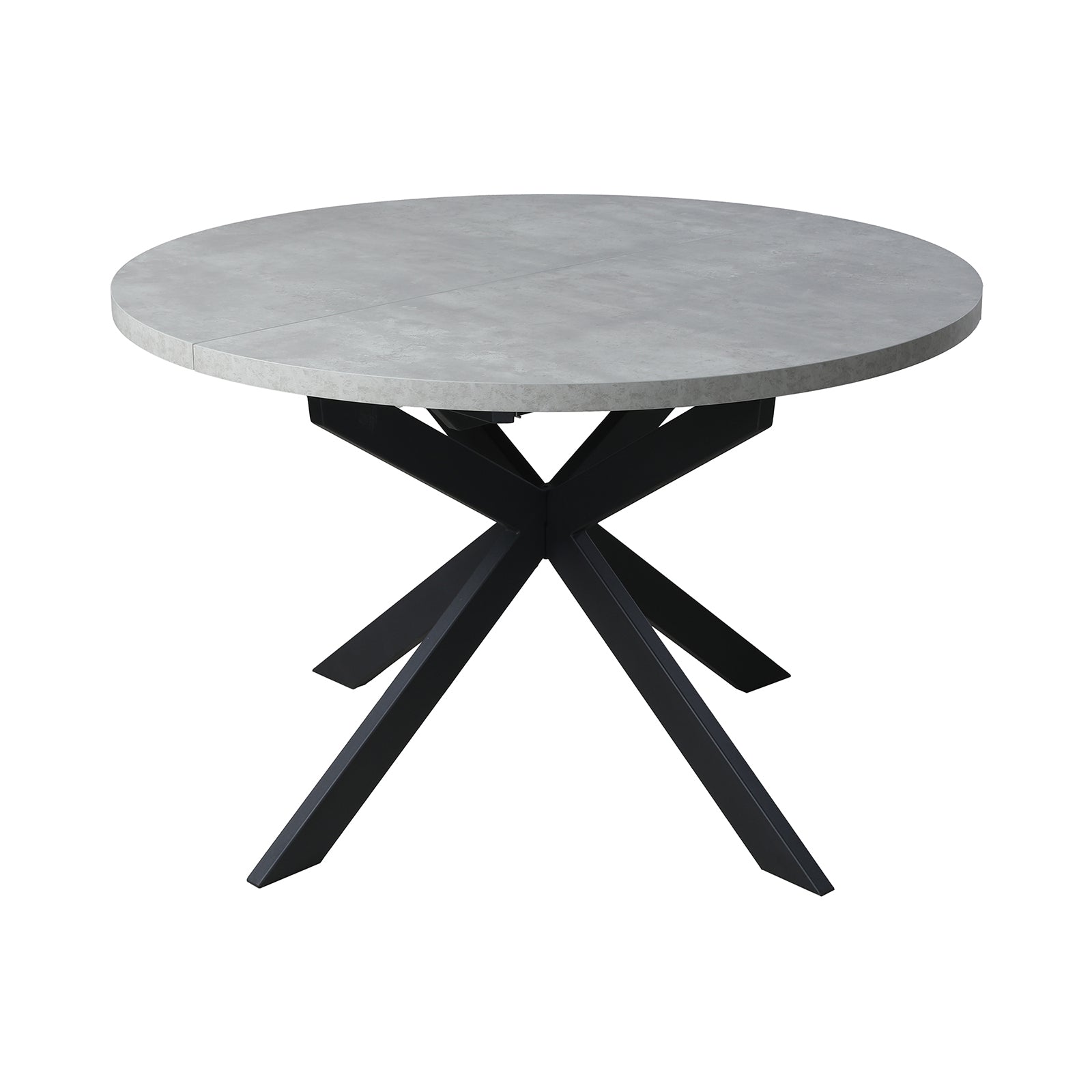 Greystones Concrete Round Extending Dining Table