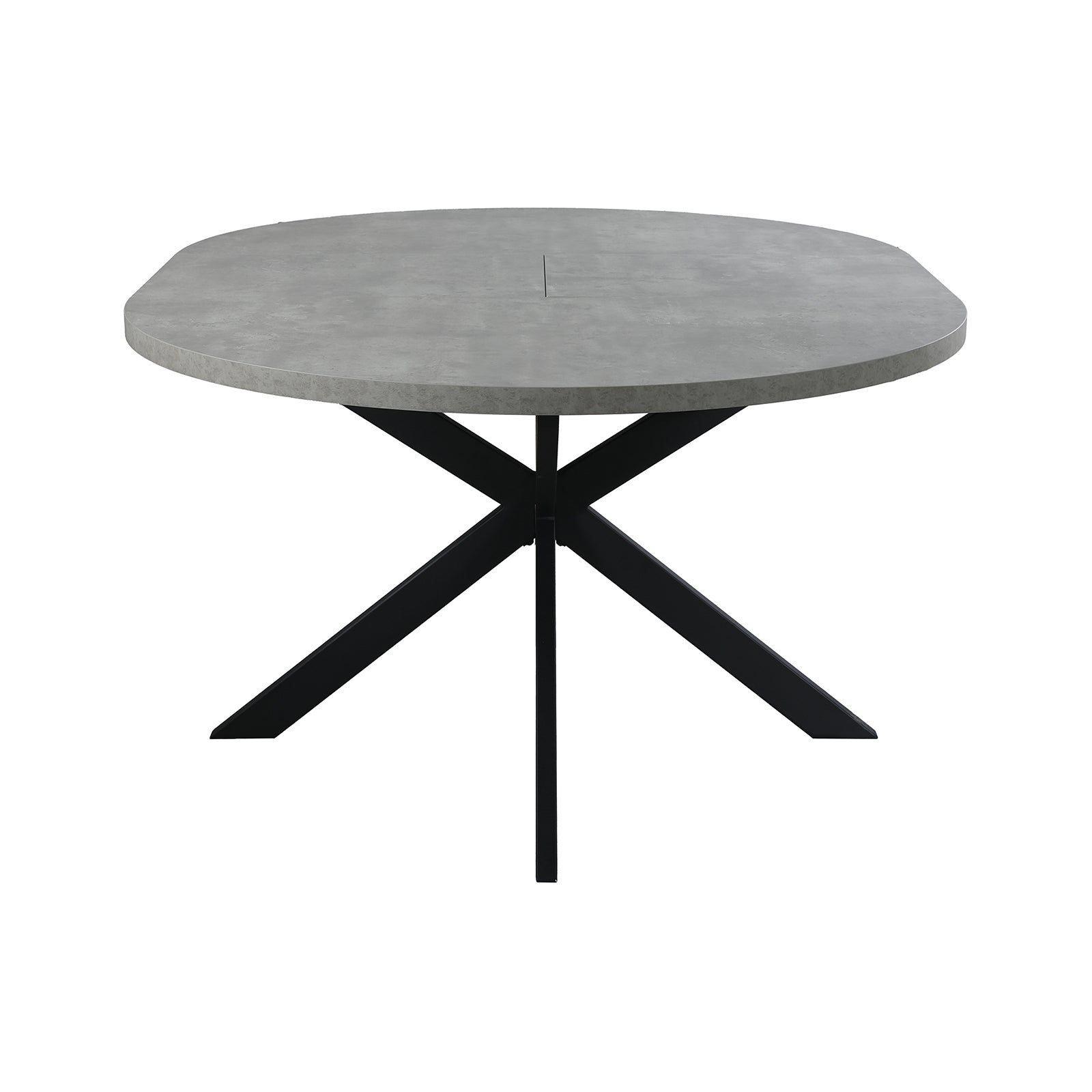 Greystones Concrete Round Extending Dining Table