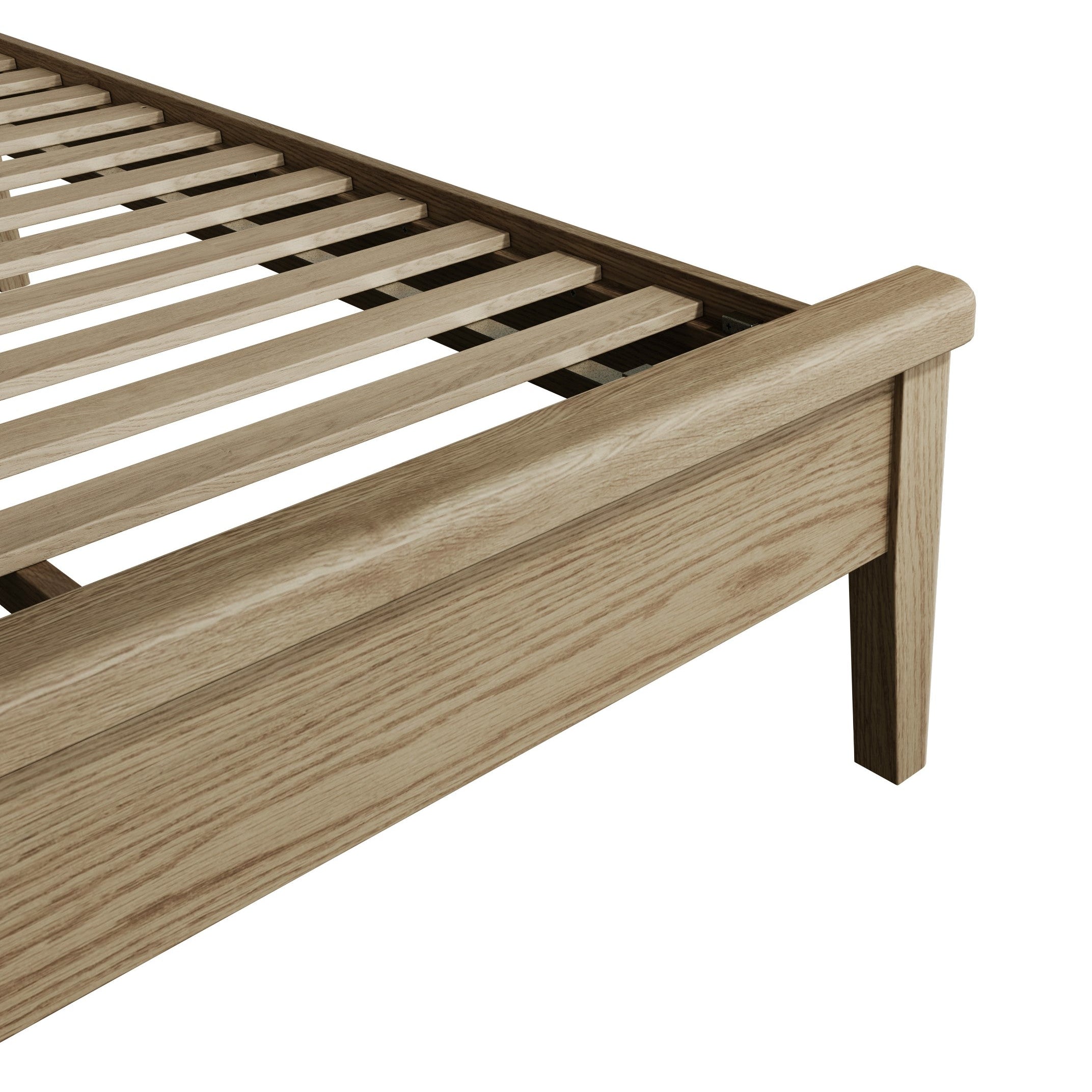 Hodson Oak Low End Bed Frame