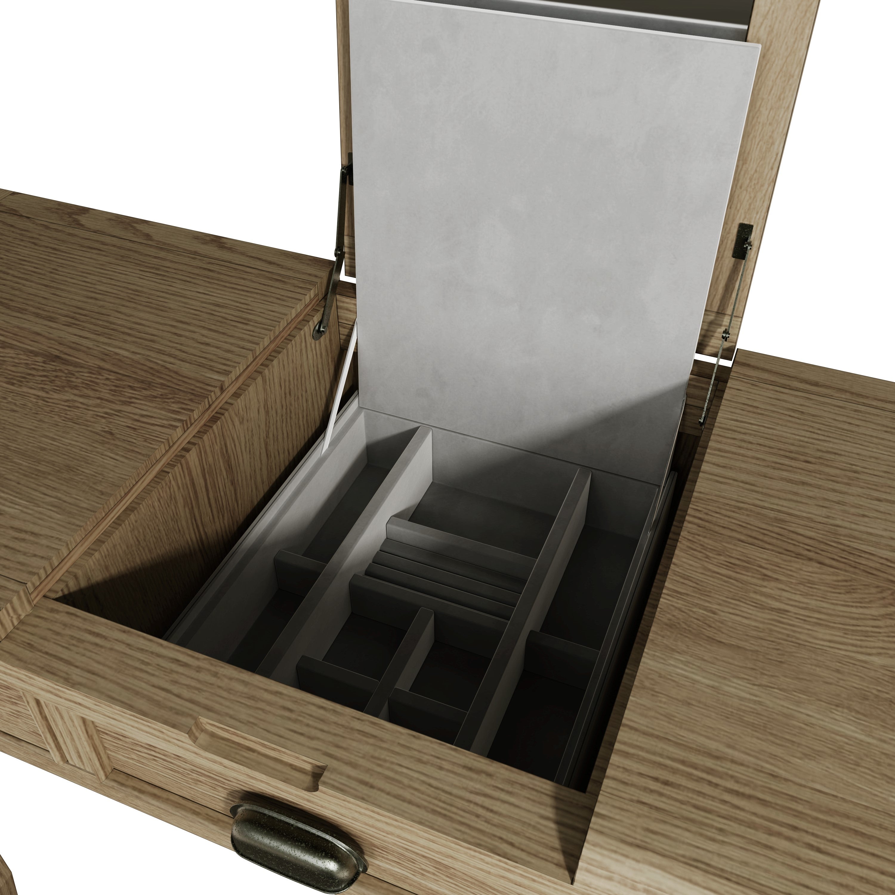 Hodson Oak Dressing Table and Stool