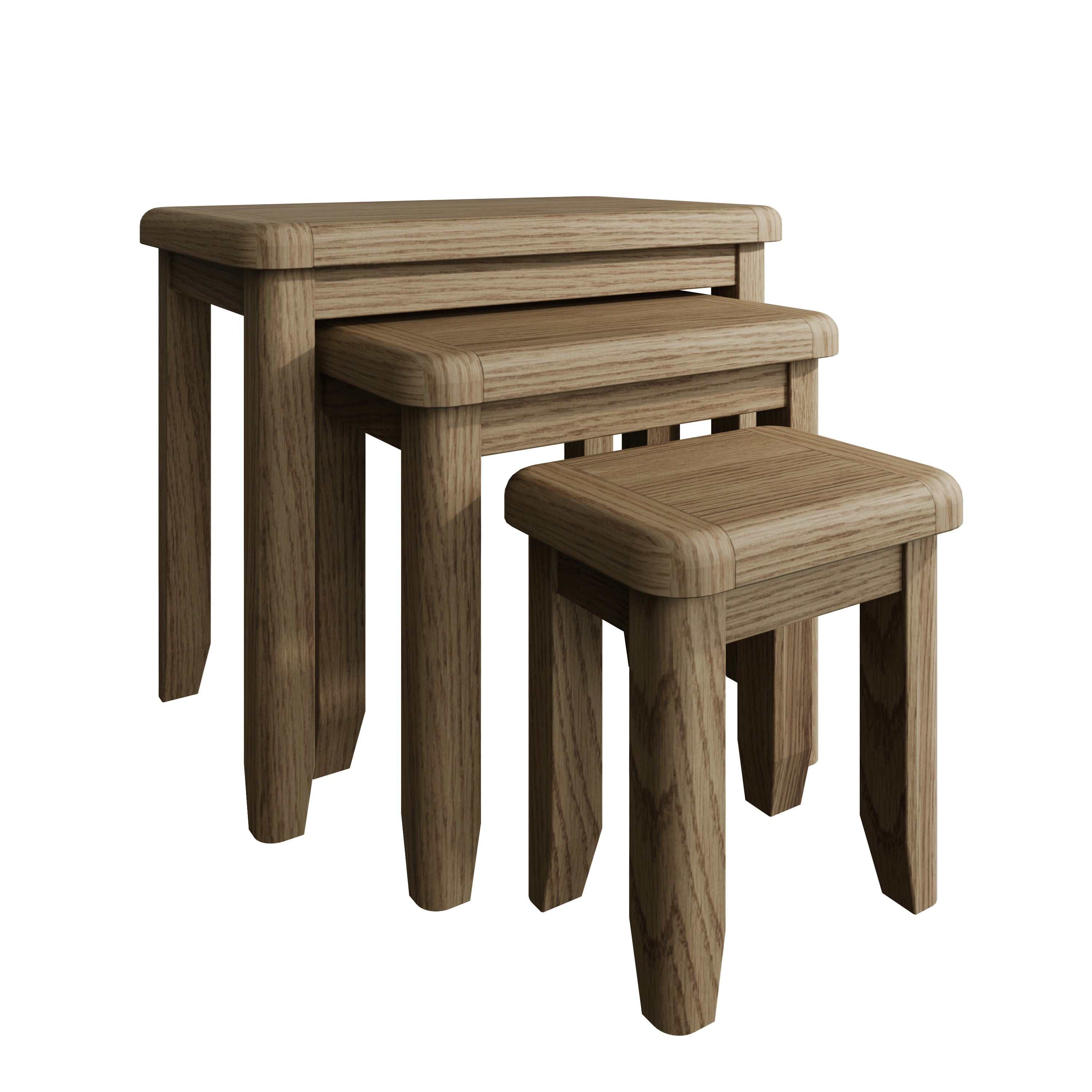 Hodson Oak Nest of Tables