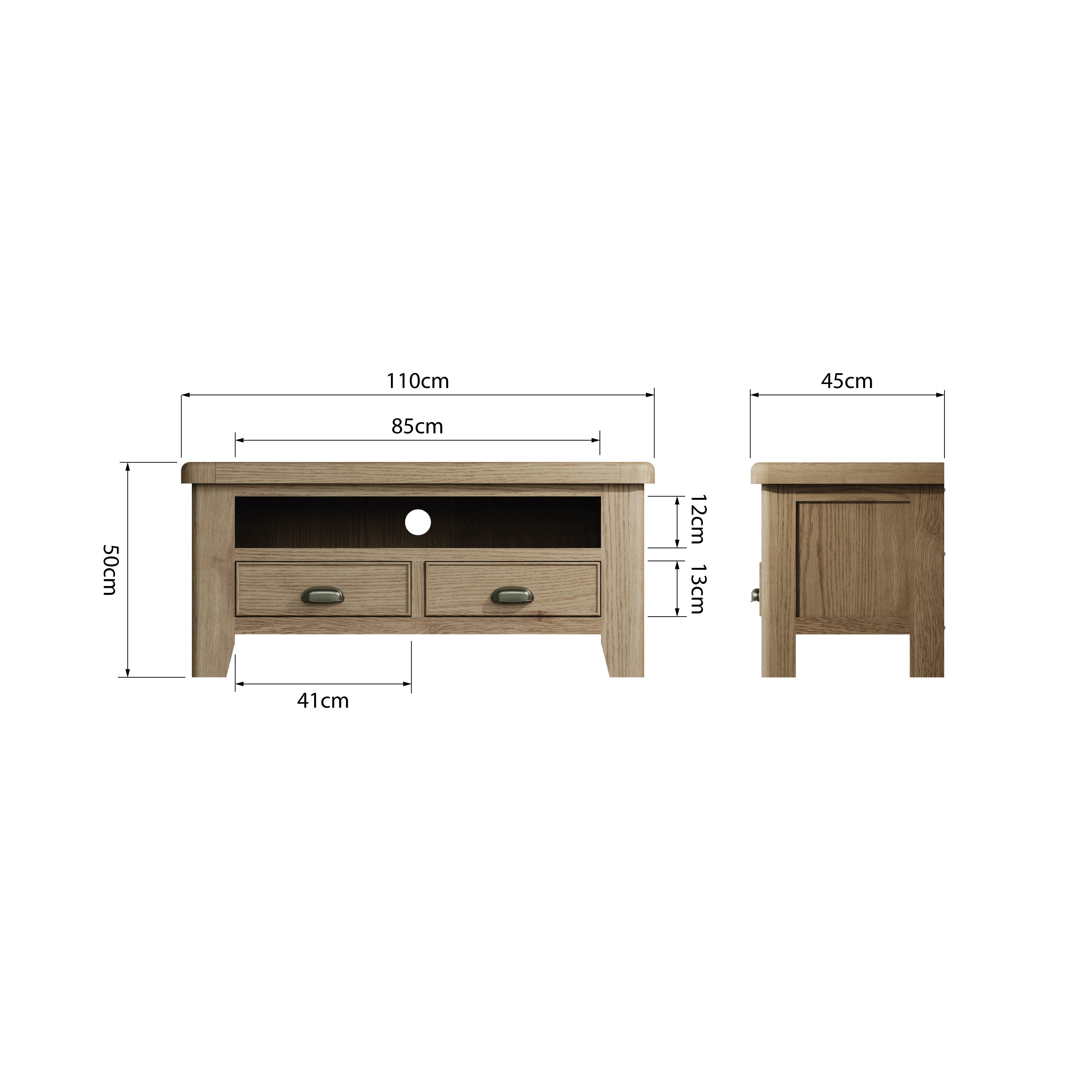 Hodson Oak TV Unit