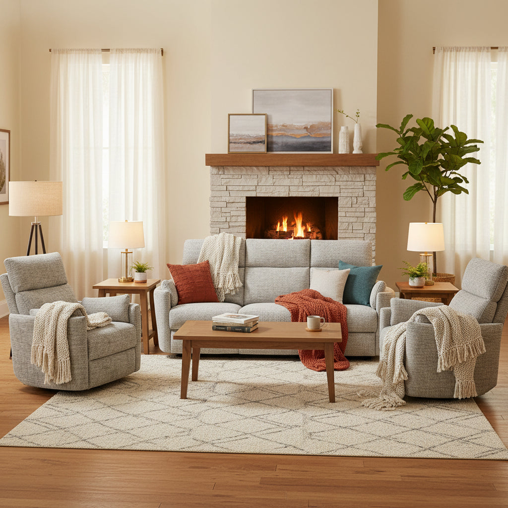 Haven Electric 3 Seater Reclining Sofa