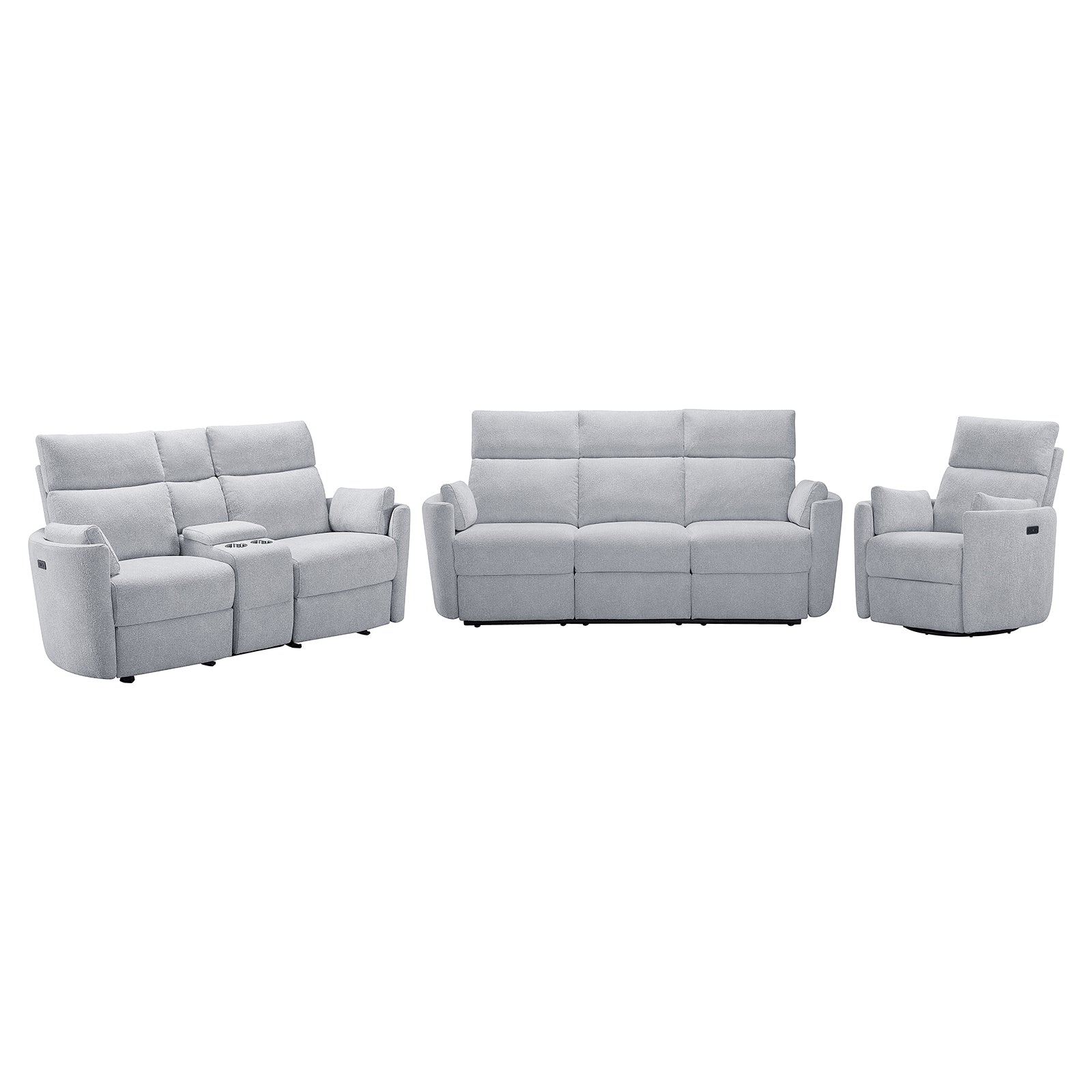 Haven Electric 3 Seater Reclining Sofa