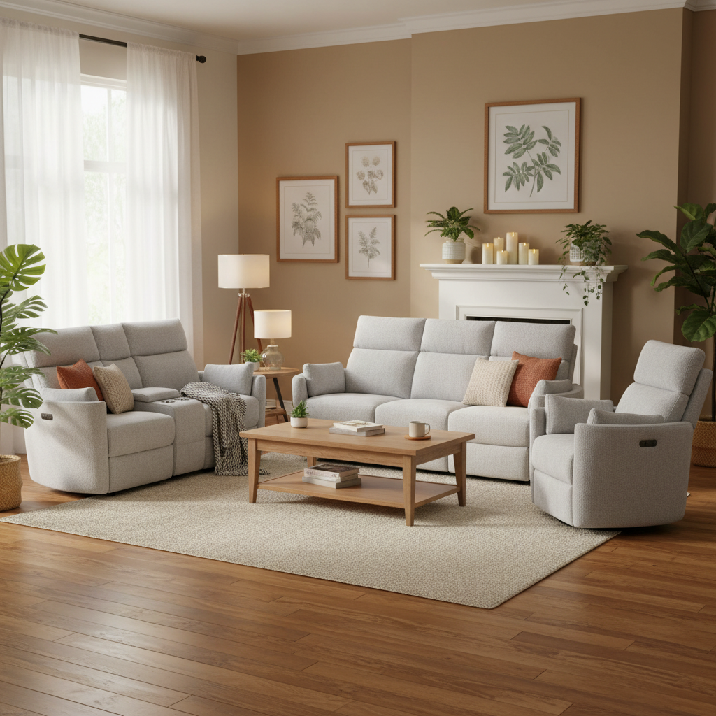 Haven Electric 3 Seater Reclining Sofa